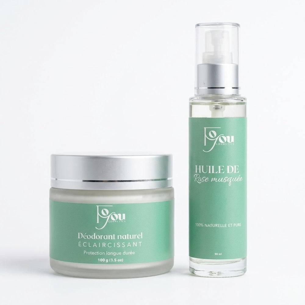 Pack Soin Unifiant (Déodorant Éclaircissant & Rose Musquée)