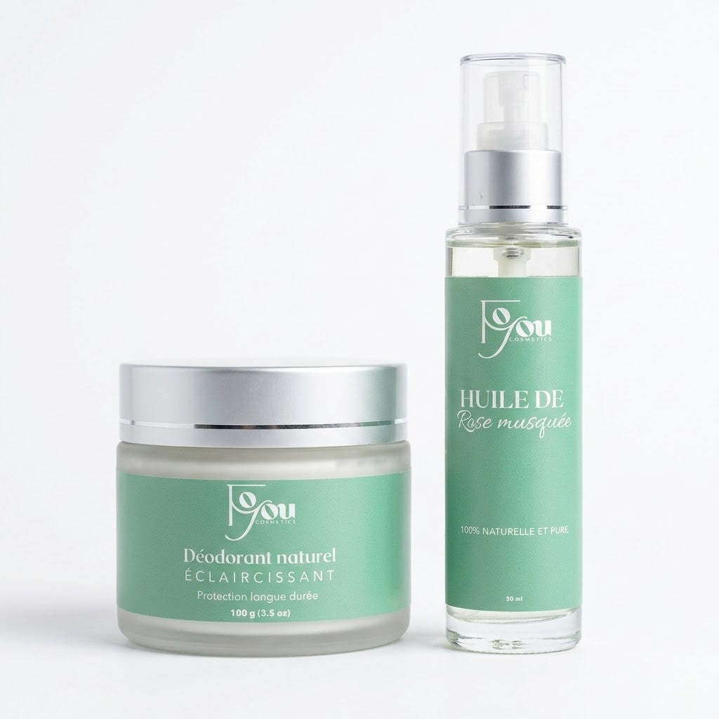 Pack Soin Unifiant (Déodorant Éclaircissant & Rose Musquée)